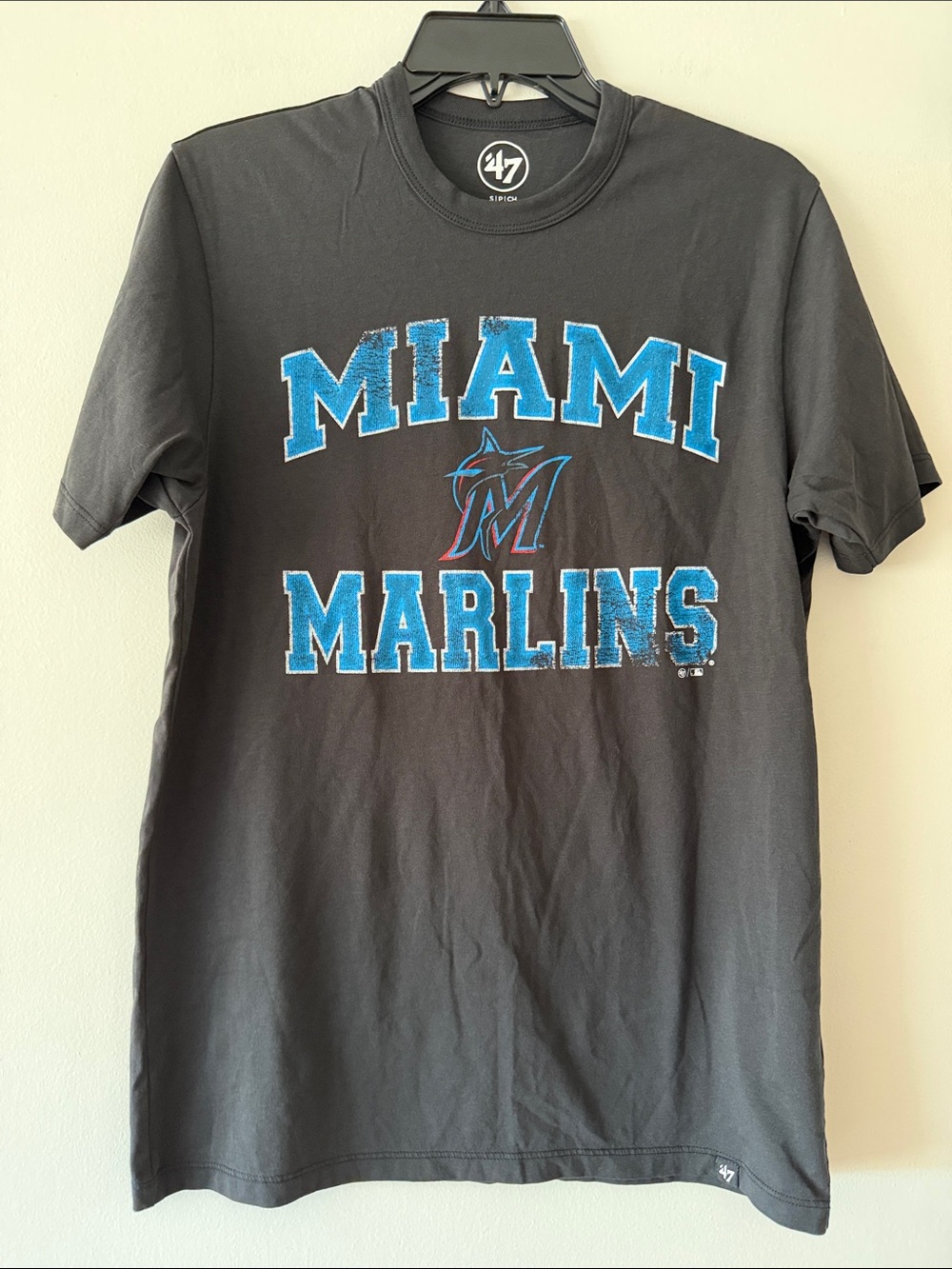 Miami Marlins MLB ‘47 Brand Graphic T-Shirt Cotton Men's Vintage Style Small